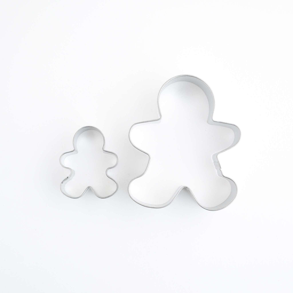 Gingerbread Man Cookie Cutters Set Of 2