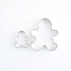 Gingerbread Man Cookie Cutters Set Of 2