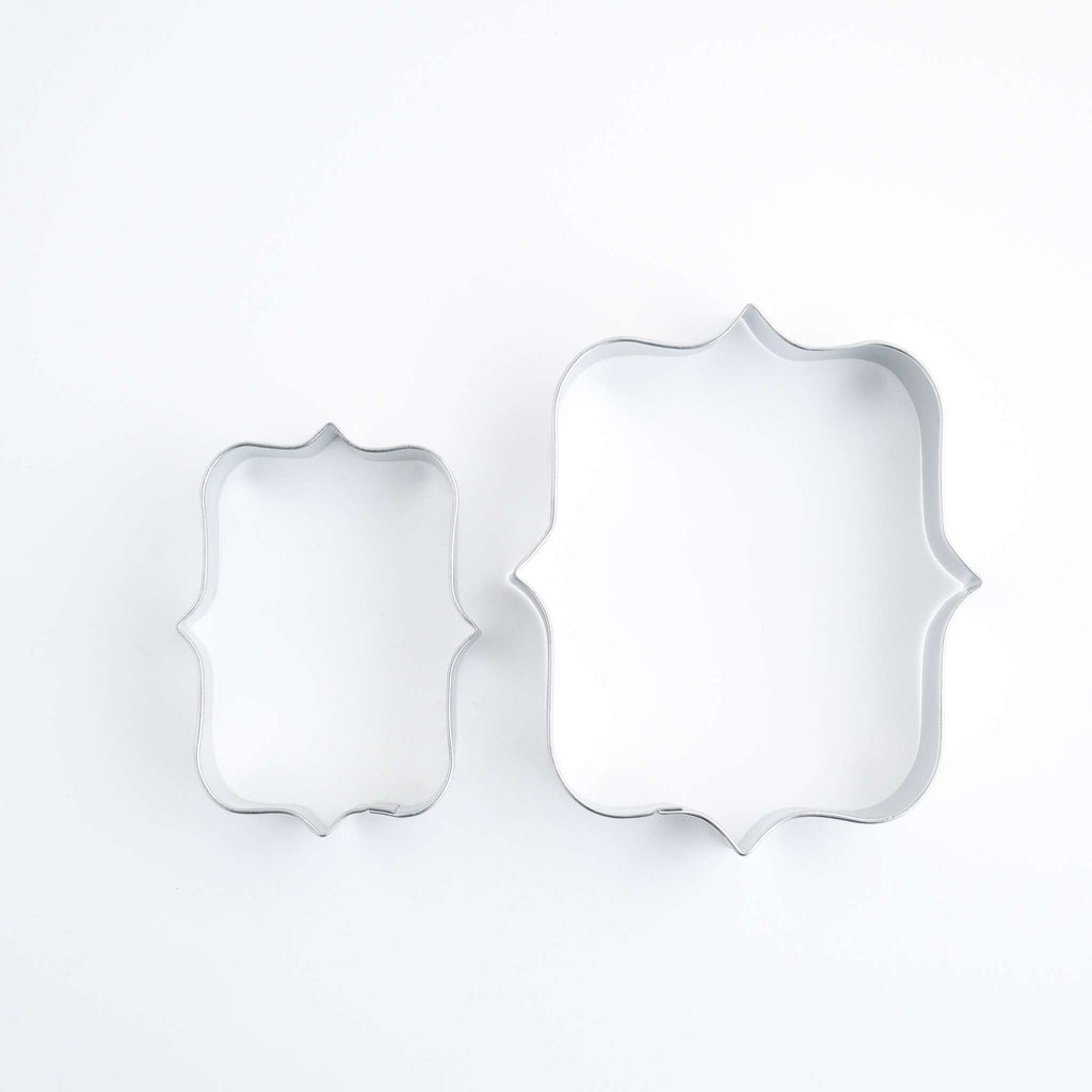 Juego de 2 Cortadores para Placas de Galletas y Tartas Estilo 1