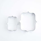 Juego de 2 Cortadores para Placas de Galletas y Tartas Estilo 1