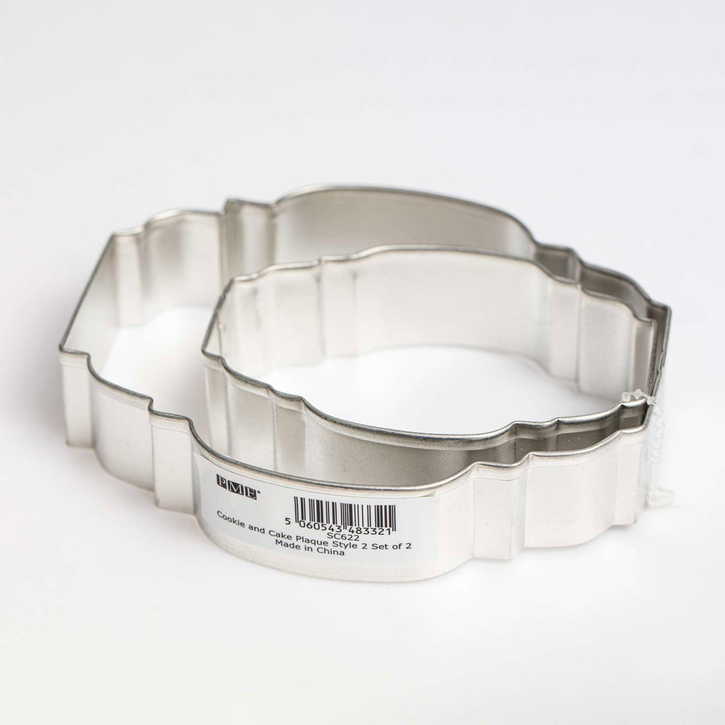Plaque Style 2 Cookie Cutters Set Of 2