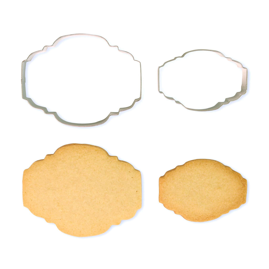 Plaque Style 2 Cookie Cutters Set Of 2