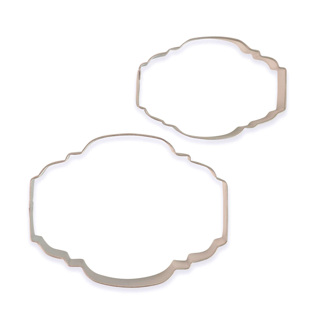 Plaque Style 2 Cookie Cutters Set Of 2