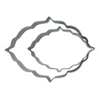 Plaque Style 6 Cookie Cutters Set Of 2