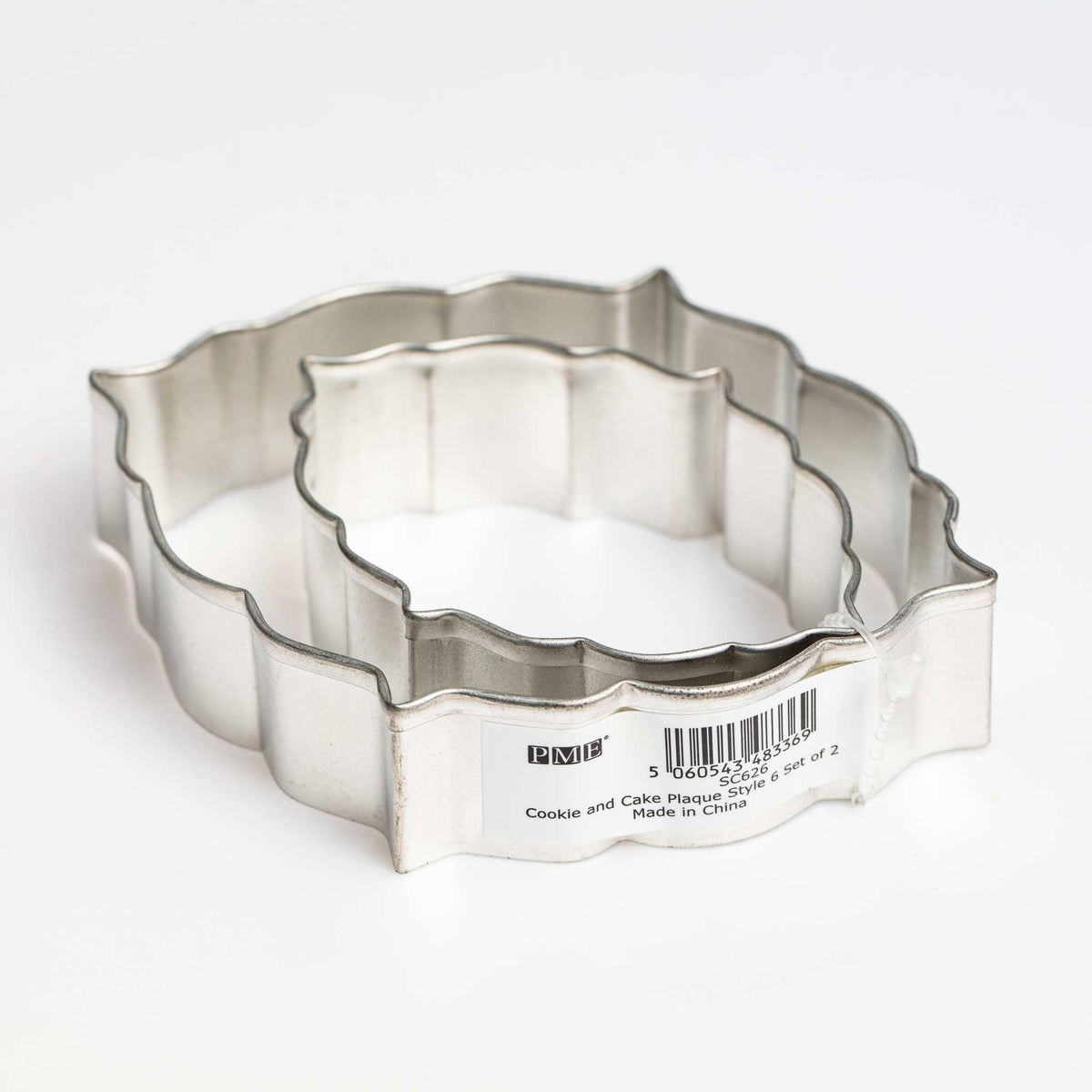 Plaque Style 6 Cookie Cutters Set Of 2