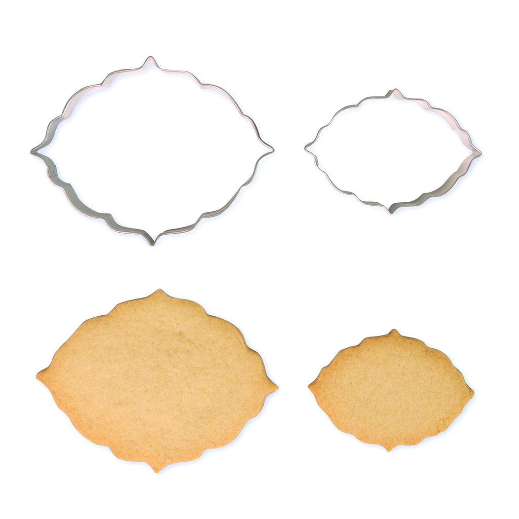 Plaque Style 6 Cookie Cutters Set Of 2