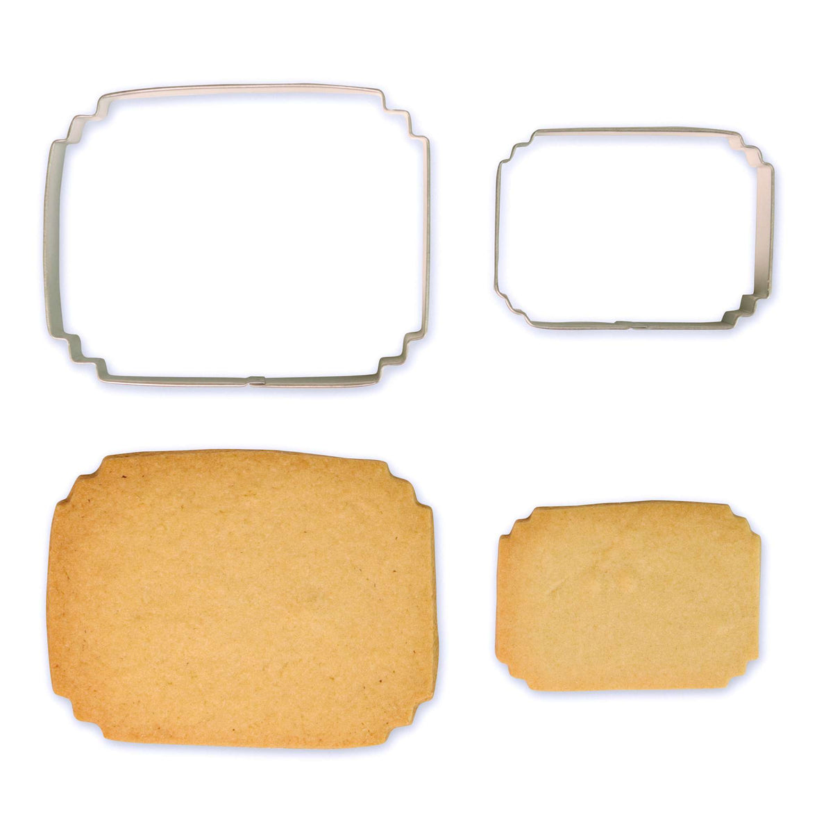 Découpoir de plaque pour biscuits & gâteaux - Style 7 Ensemble de 2