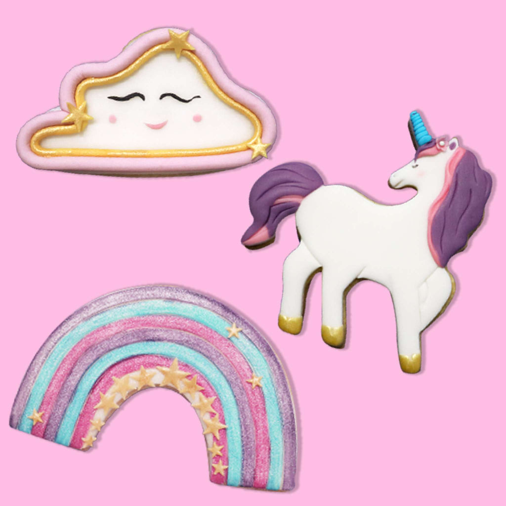 Unicorn Cookie Cutters Set Of 3