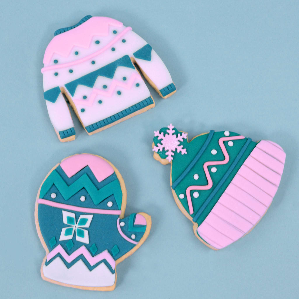Set de 3 cortadores de galletas de Invierno