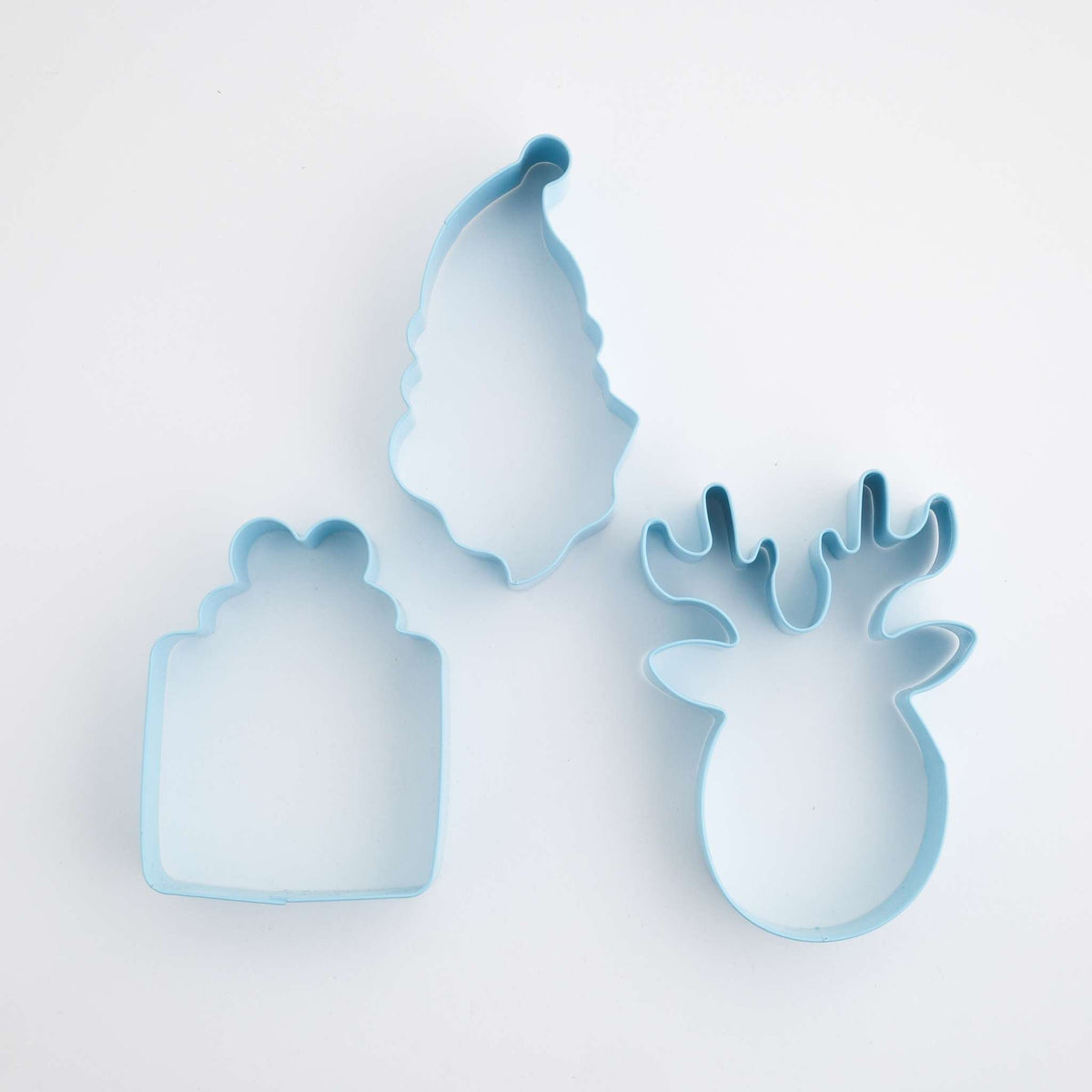 Weihnachtsmann Plätzchenausstecher-Set mit 3 Stück