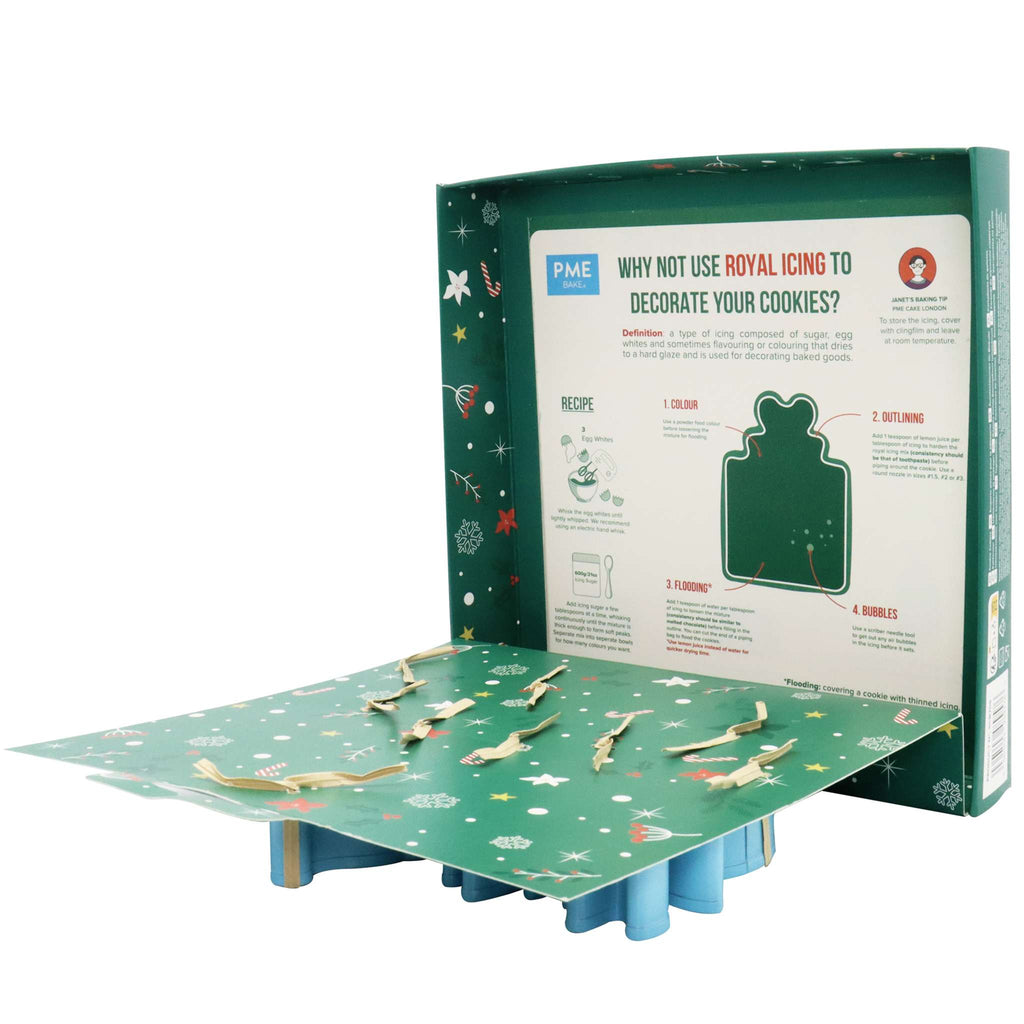 Weihnachtsmann Plätzchenausstecher-Set mit 3 Stück