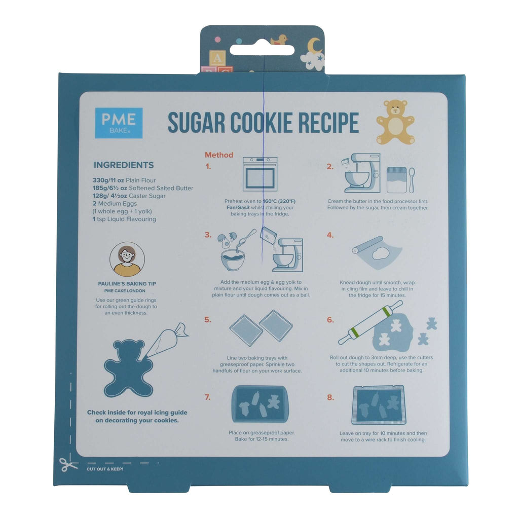 New Baby Cookie Cutters Set Of 3