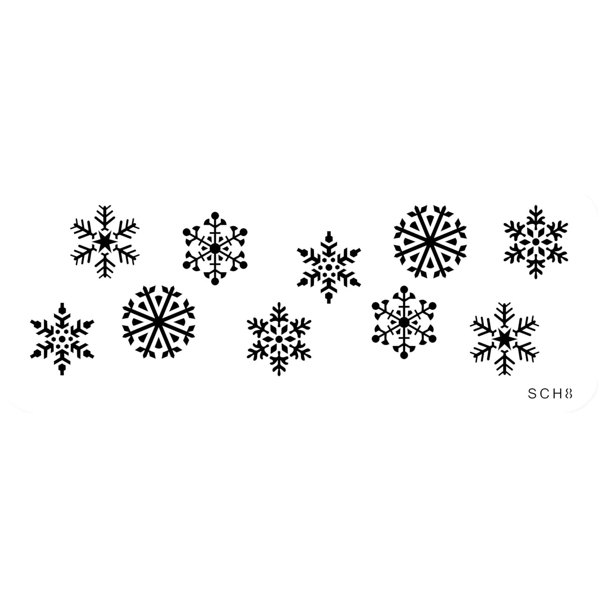 Plantilla de Copos de Nieve JEM