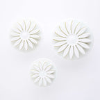 Gerbera Flower Plunger Fondant Cutters Set Of 3
