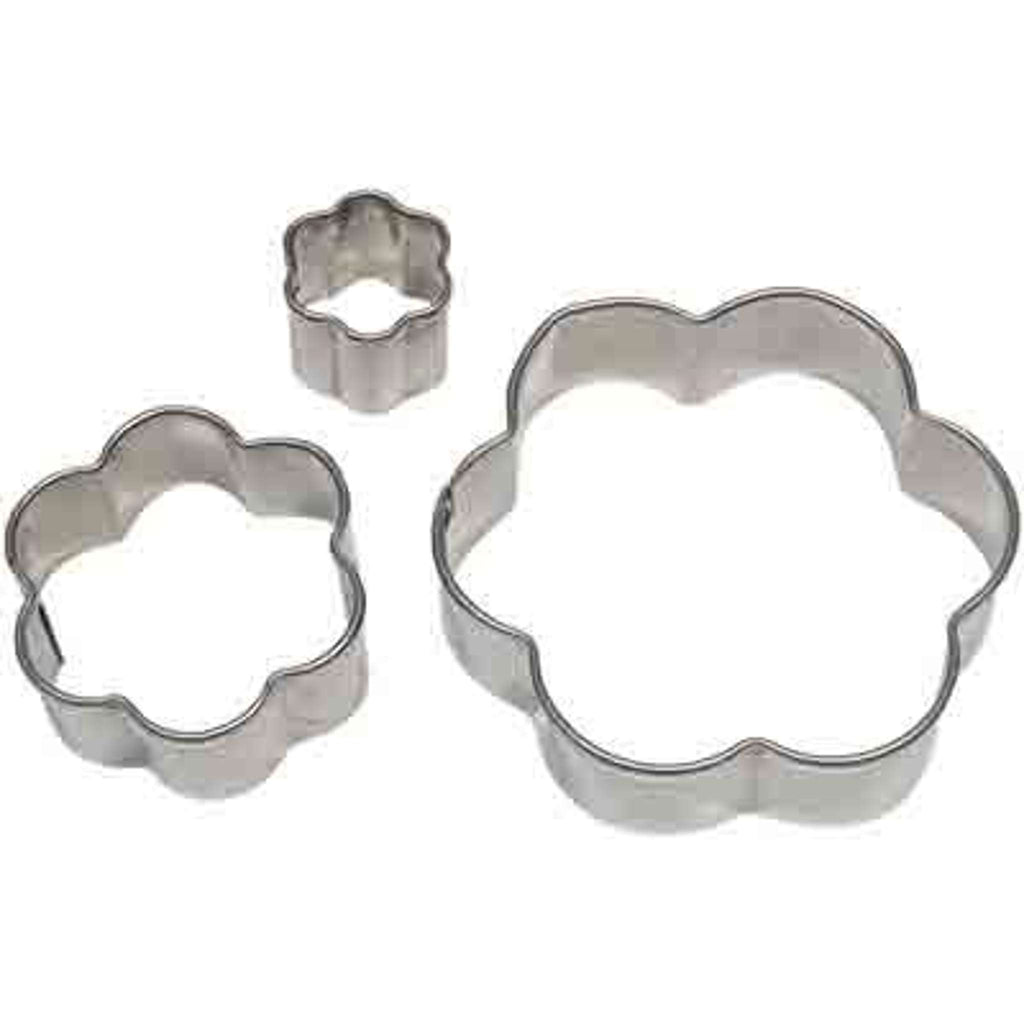 Flower Fondant Cutters Set Of 3