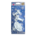 Neuheits-Plunger-Ausstecher - S/M/L Schneeflocken, Set aus 3 Stück