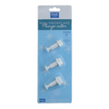 Mini Snowflake Fondant Plunger Cutters Set Of 3