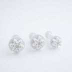 Mini Snowflake Fondant Plunger Cutters Set Of 3