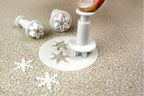 Mini Snowflake Fondant Plunger Cutters Set Of 3