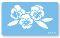 Pansy Stencil