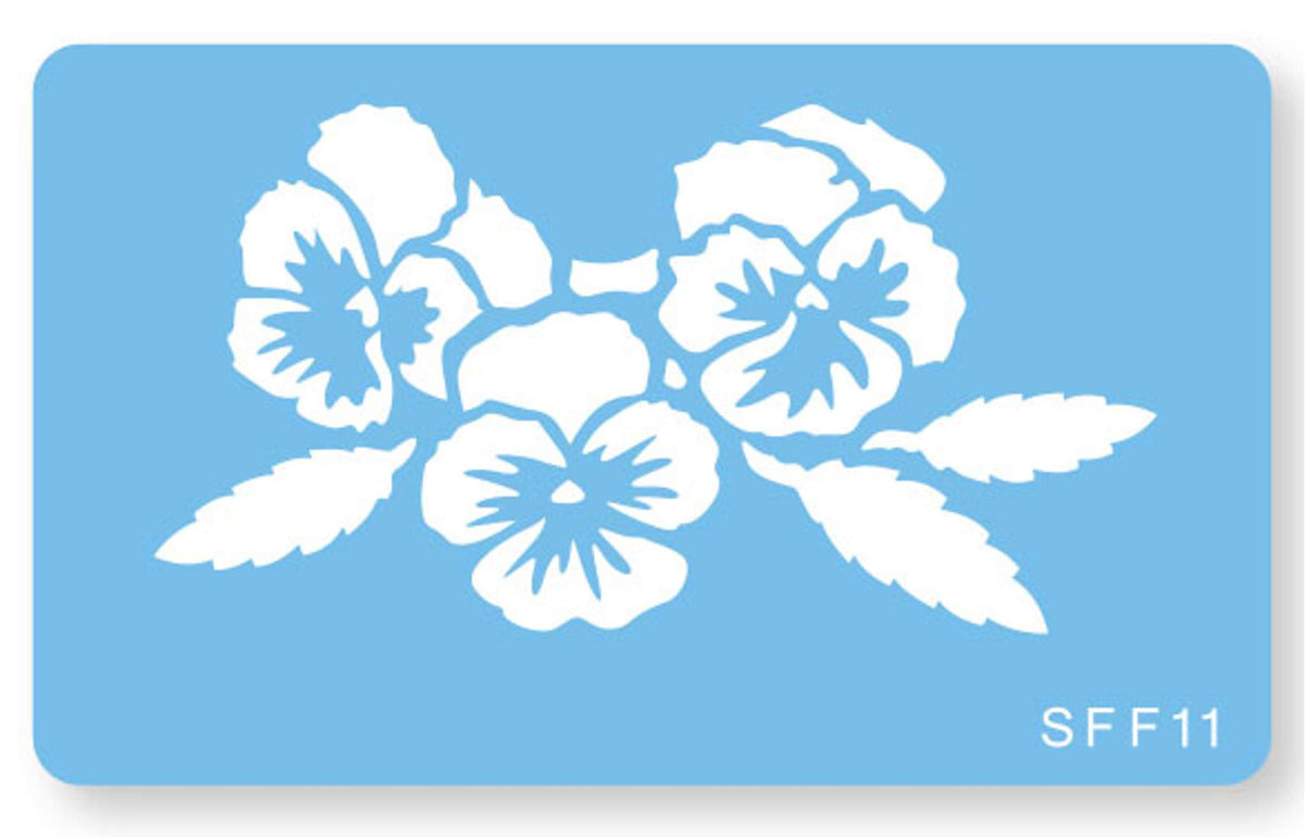 Pansy Stencil