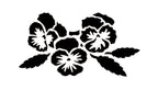 Pansy Stencil