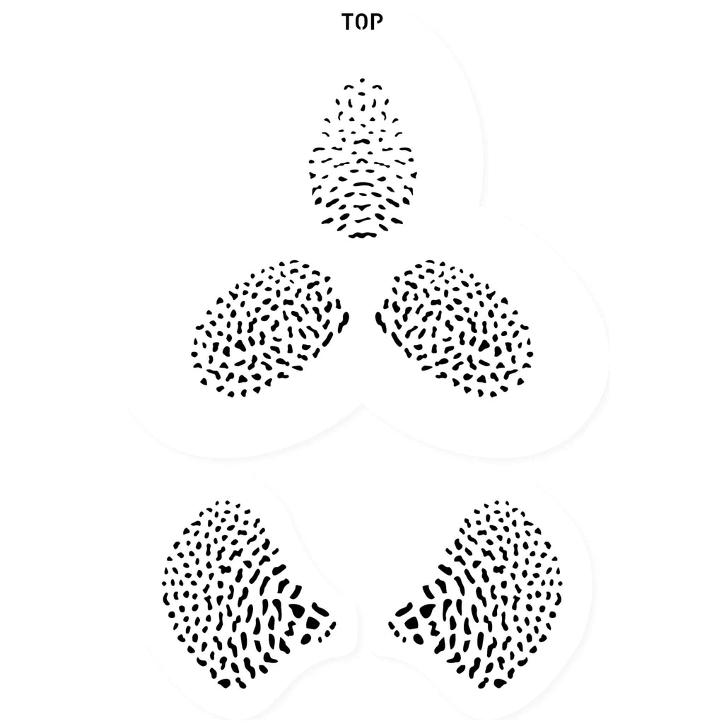 Orchid Dots Set of 3