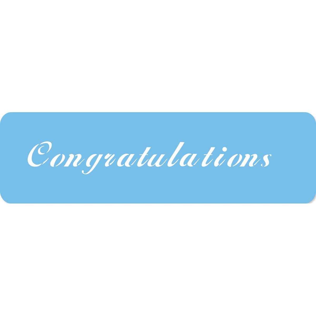 Congratulations