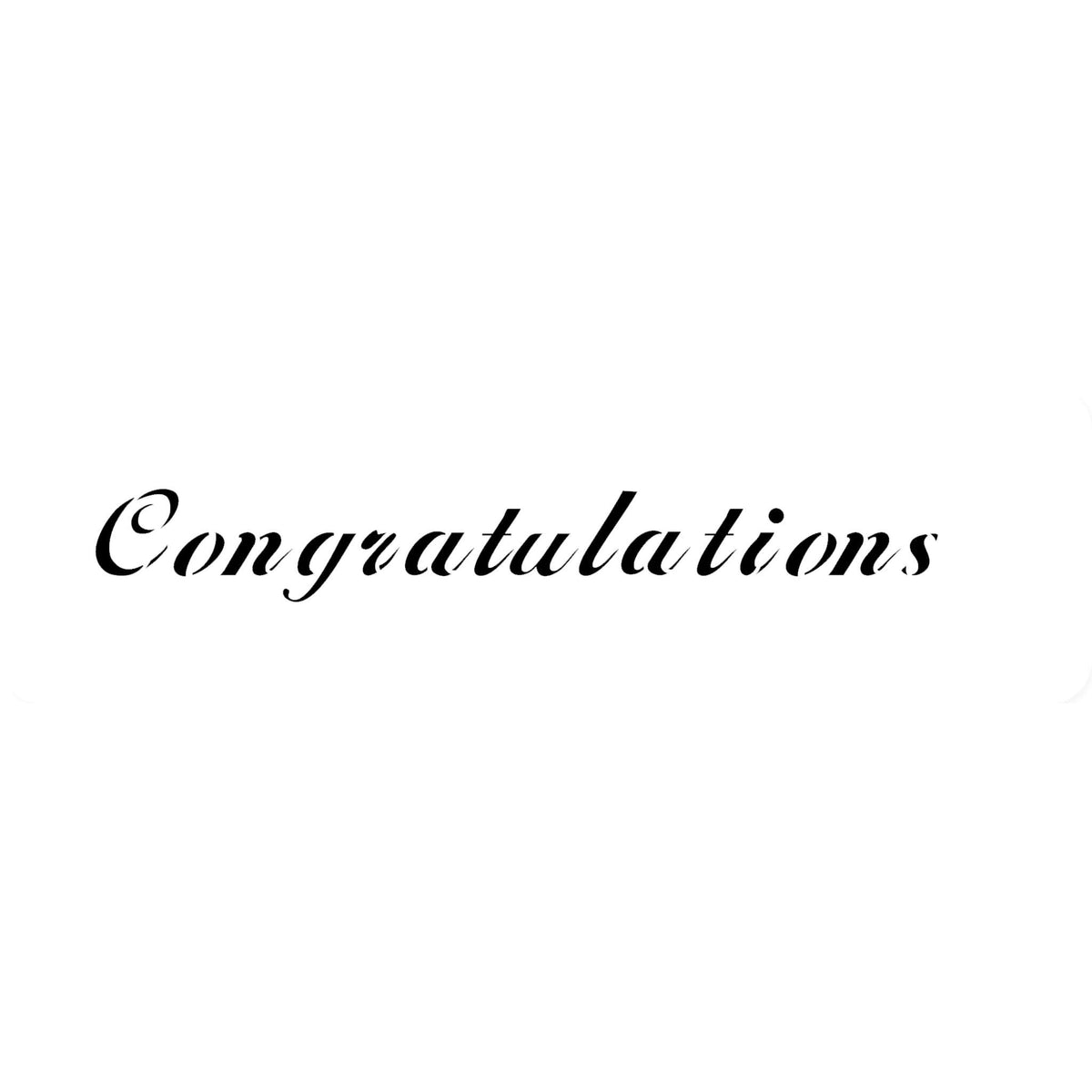 Congratulations