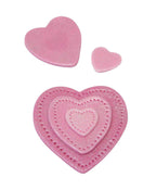 Fondant Heart Cutters Set Of 3