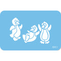 JEM Schablone - Pinguine (89 x 57mm / 3,5 x 2,24 Zoll)