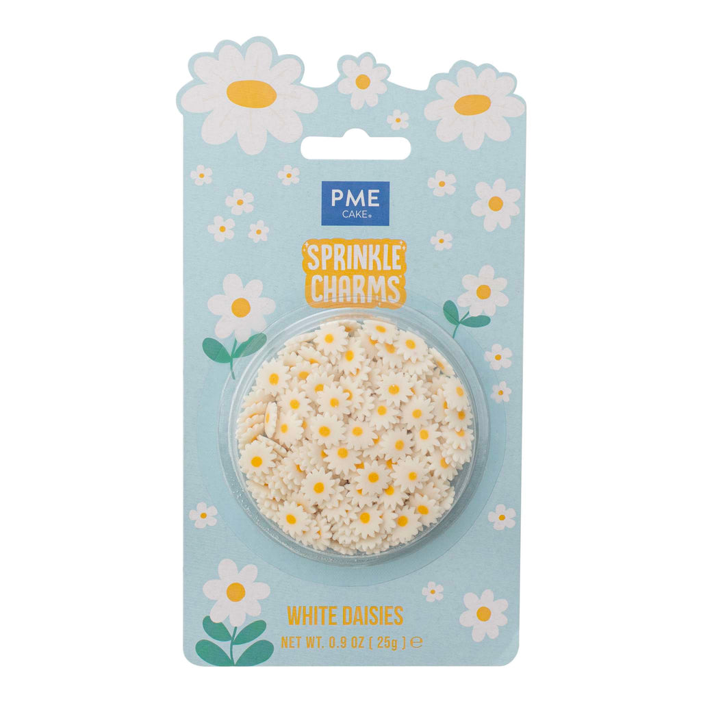 Weiße Gänseblümchen Streusel (25g / 0,9oz)