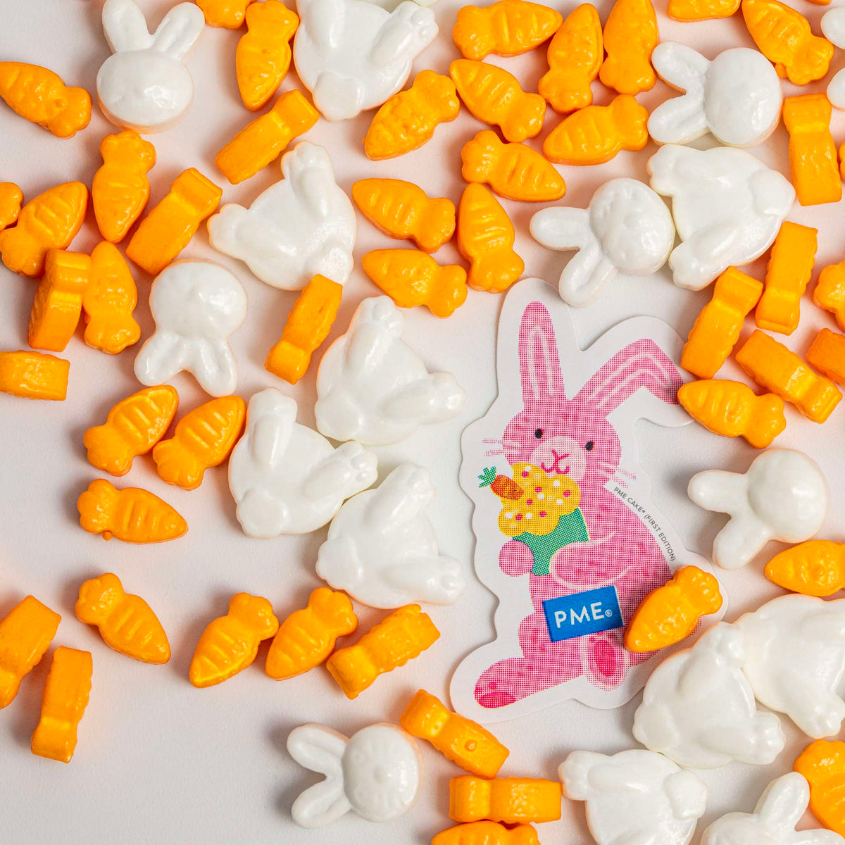 Bunnies & Carrots Sprinkle Charms (0.9oz / 25g)
