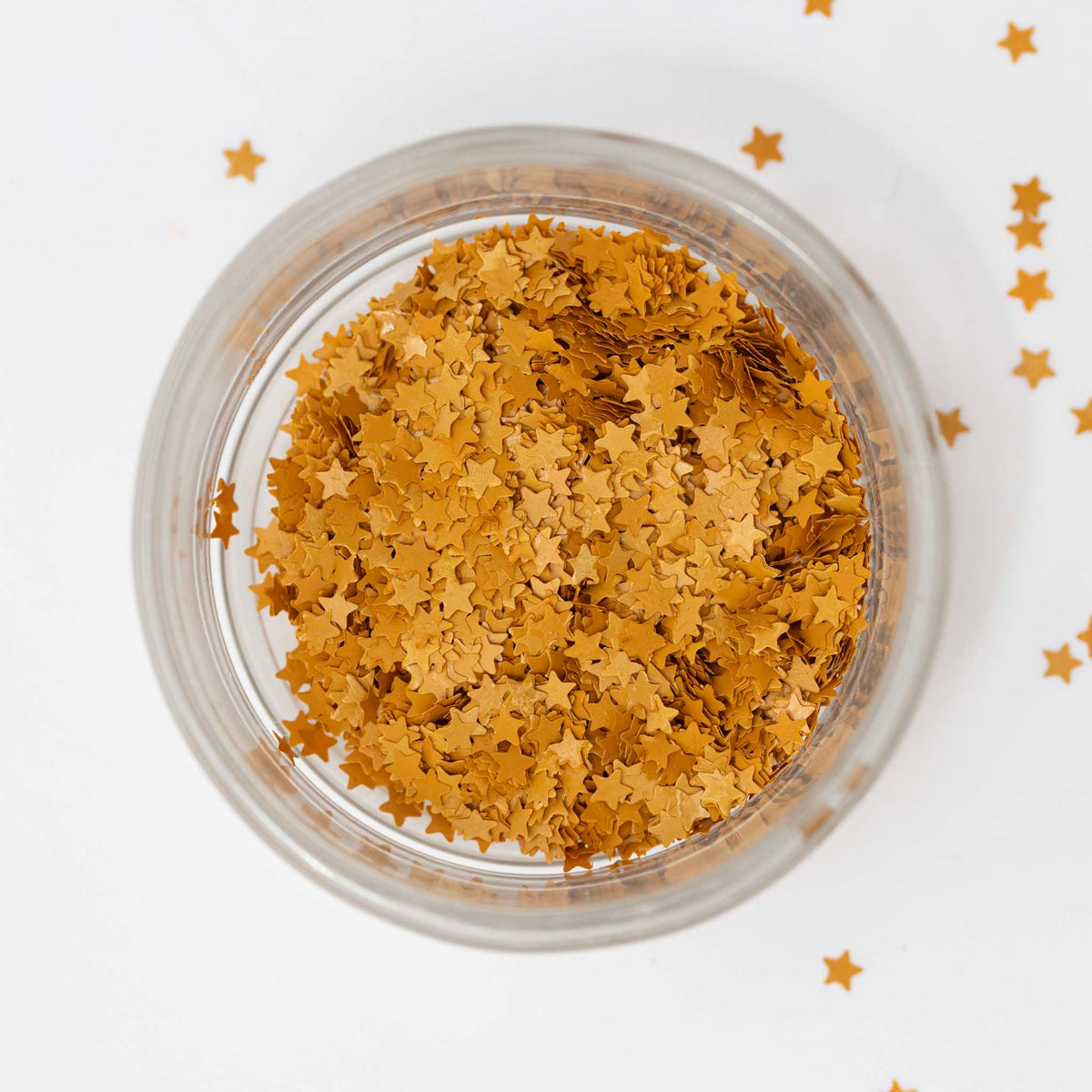 Gold Stars Glitter Shapes (0.03oz / 1g)