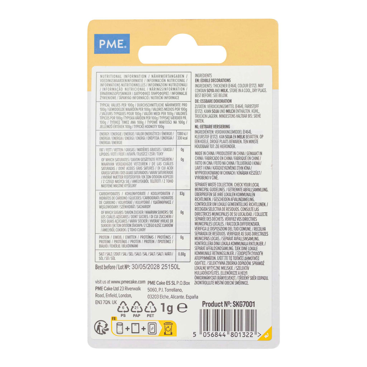Gold Stars Glitter Shapes (0.03oz / 1g)
