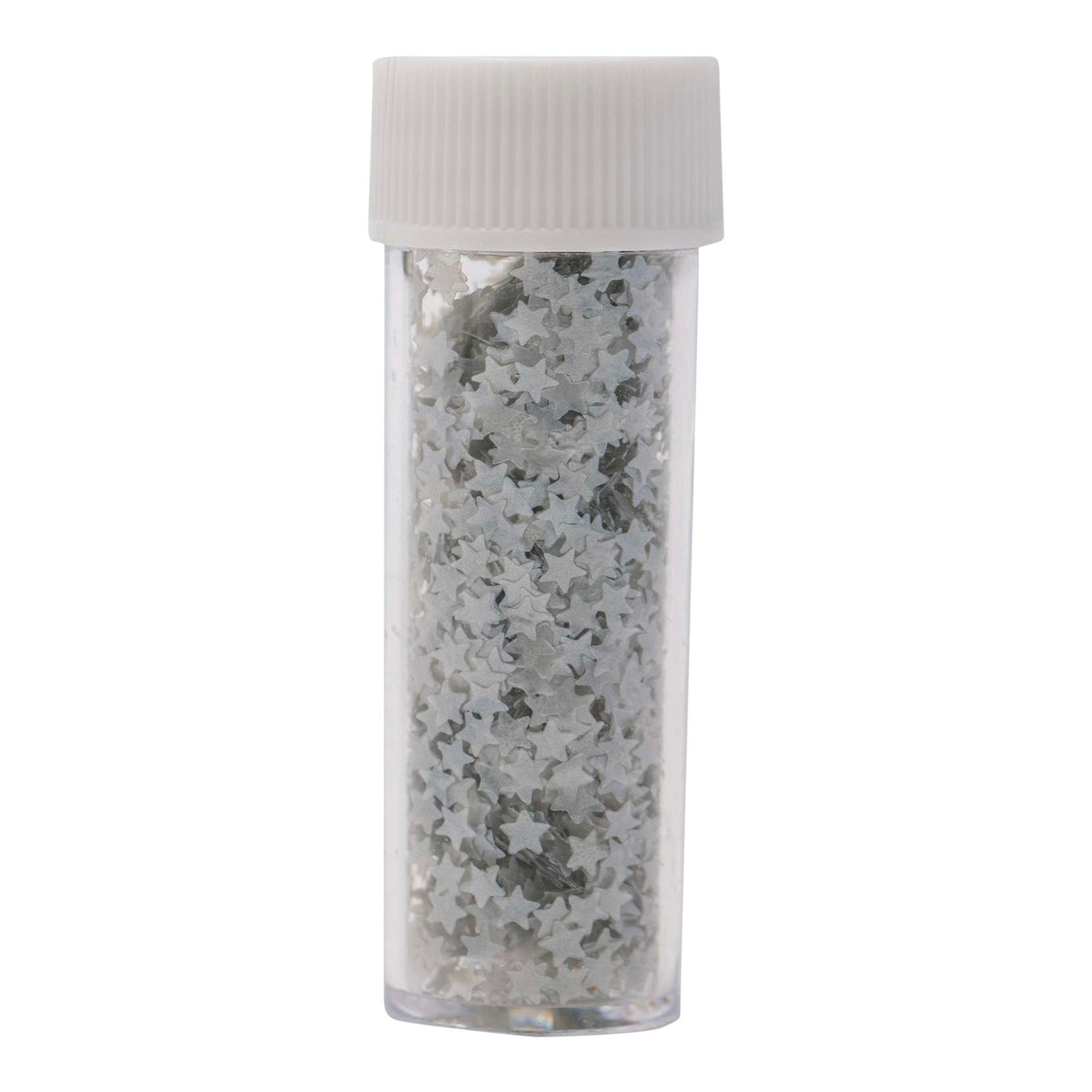 Formes de Paillettes Comestibles Étoiles Argent (1g / 0.03oz)