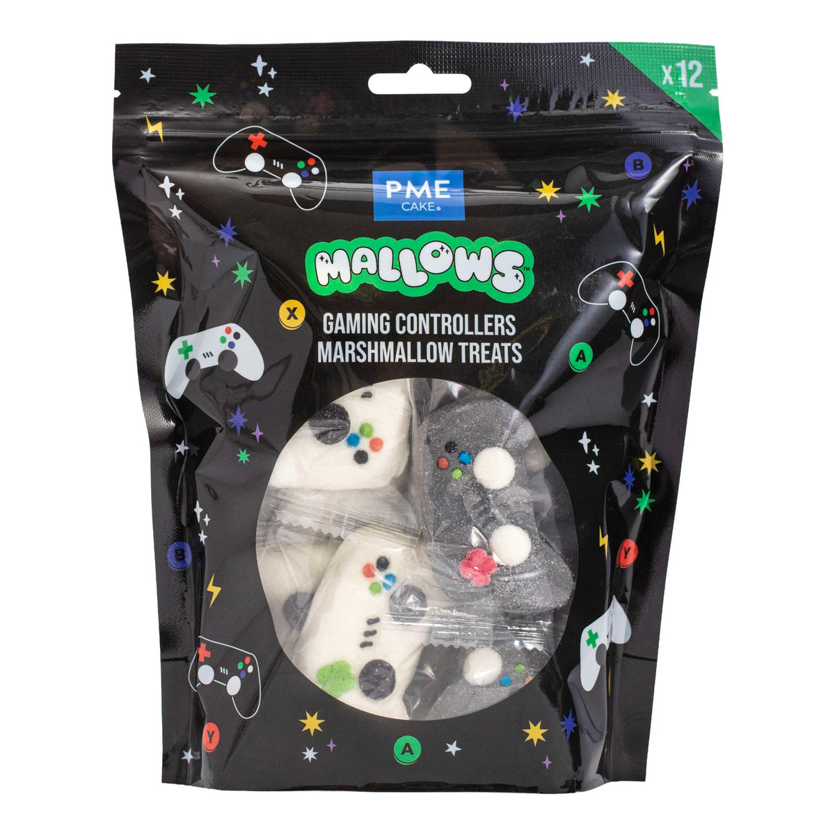 Mallows - Marshmallow Treats - Gamecontrollers, 12-pack