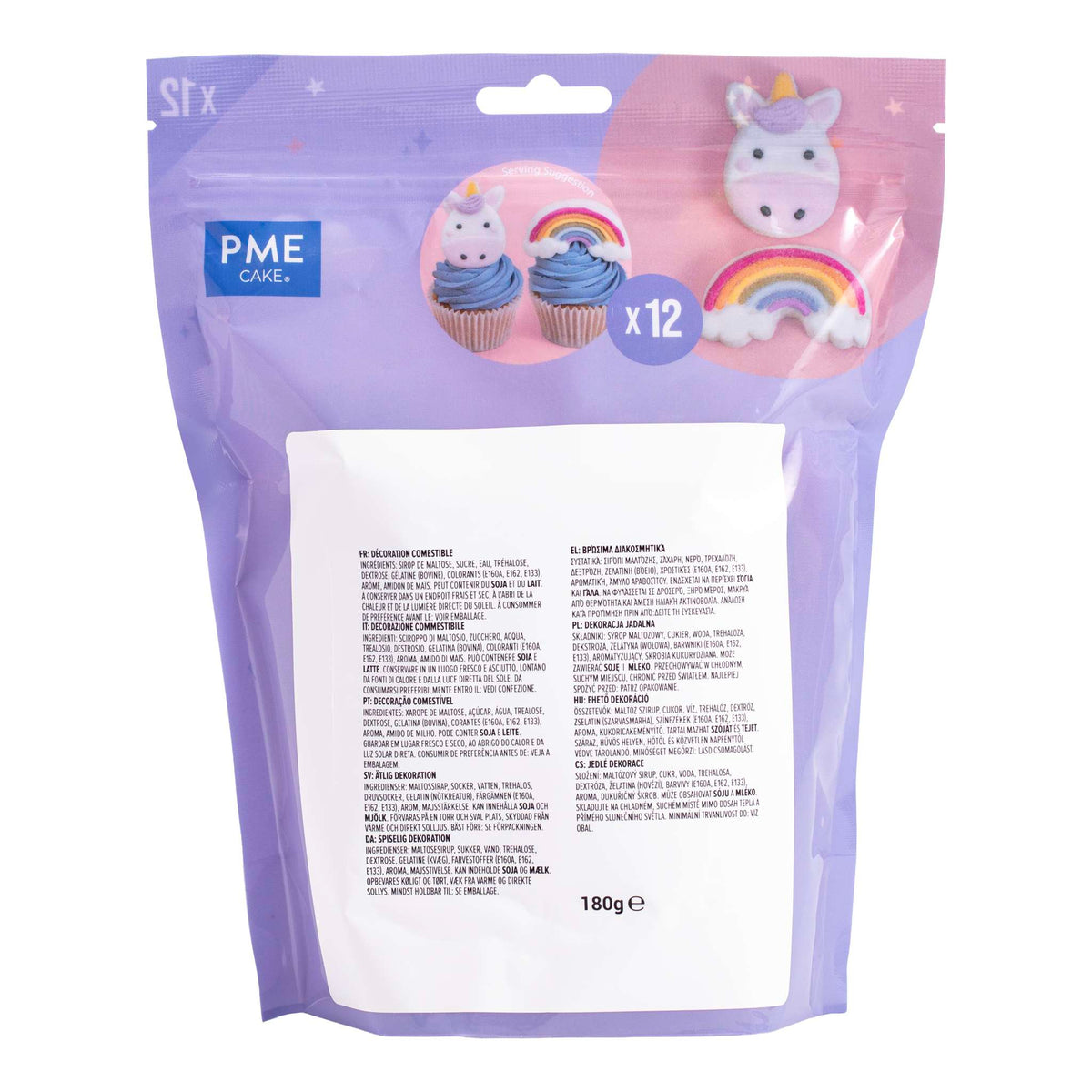 Magic Unicorn Marshmallow Treats Pk/12 (180g / 6.34oz)