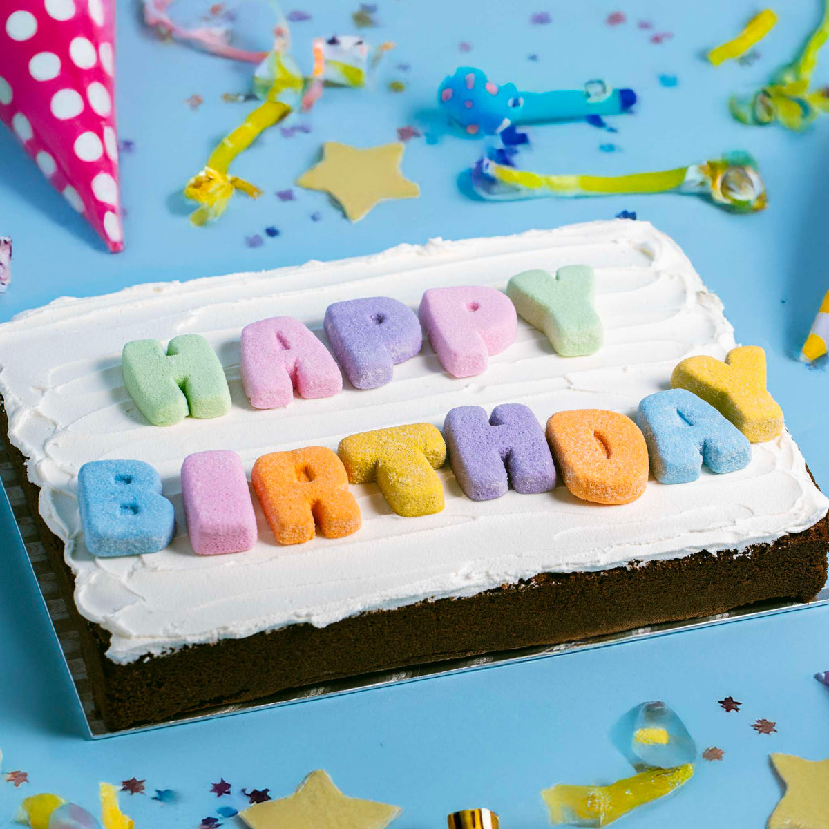 Happy Birthday Letters Marshmallow Treats Pk/13 (130g / 4.58oz)