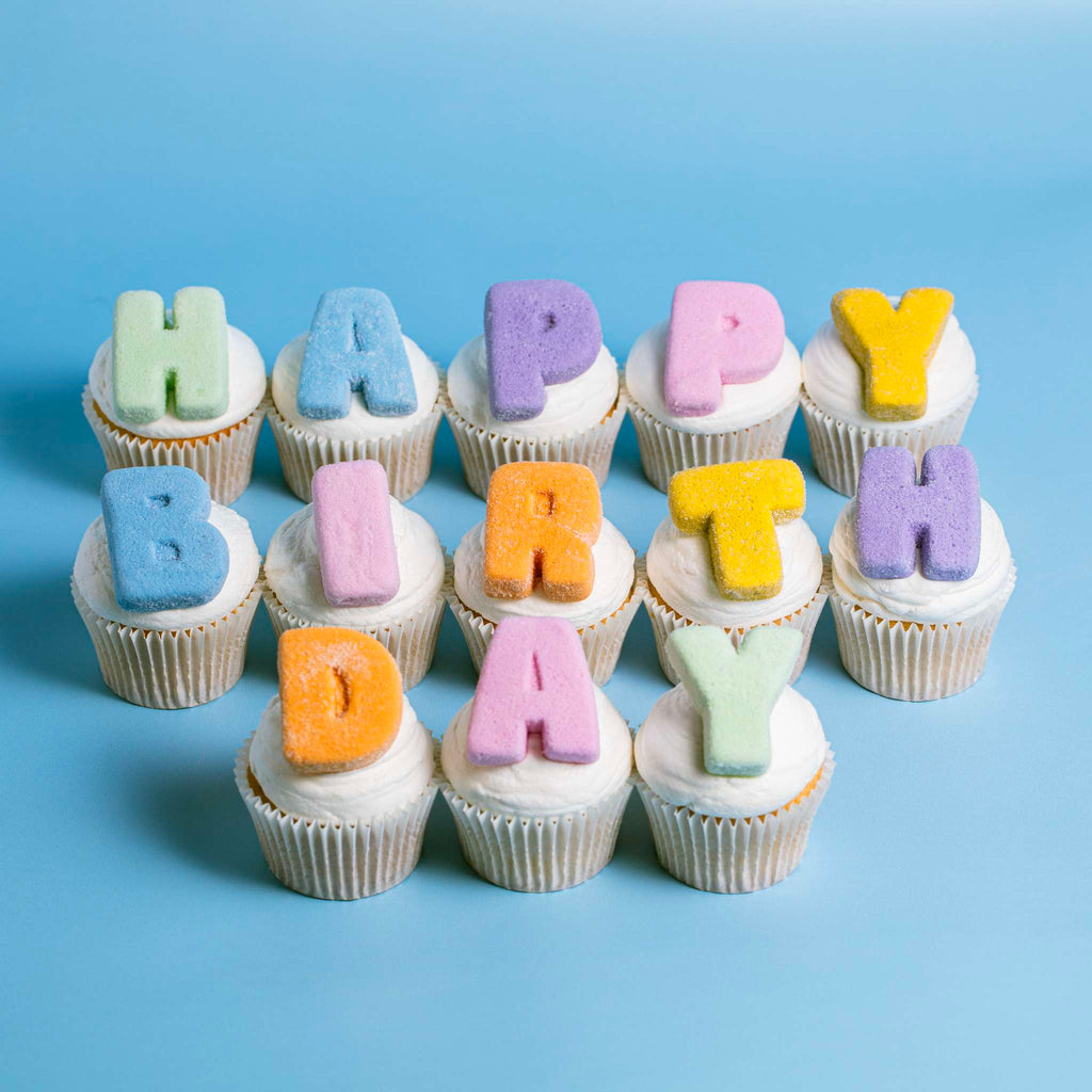 Happy Birthday Letters Marshmallow Treats Pk/13 (130g / 4.58oz)
