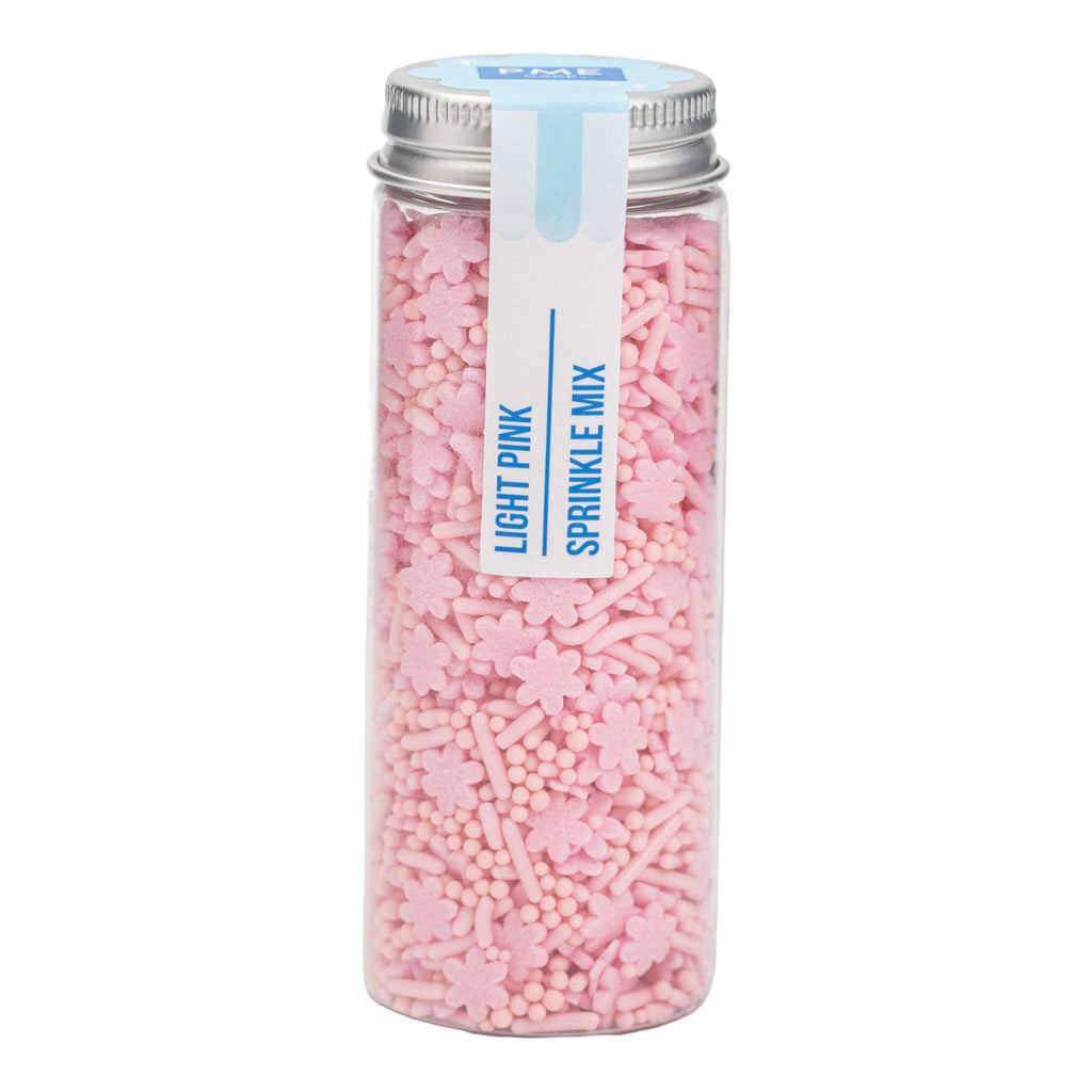 Mélange de sprinkles pour gâteau - Rose clair (76g / 2,68oz)