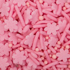 Mélange de sprinkles pour gâteau - Rose clair (76g / 2,68oz)