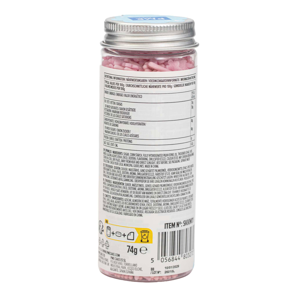 Light Pink Sprinkle Mix (74g)