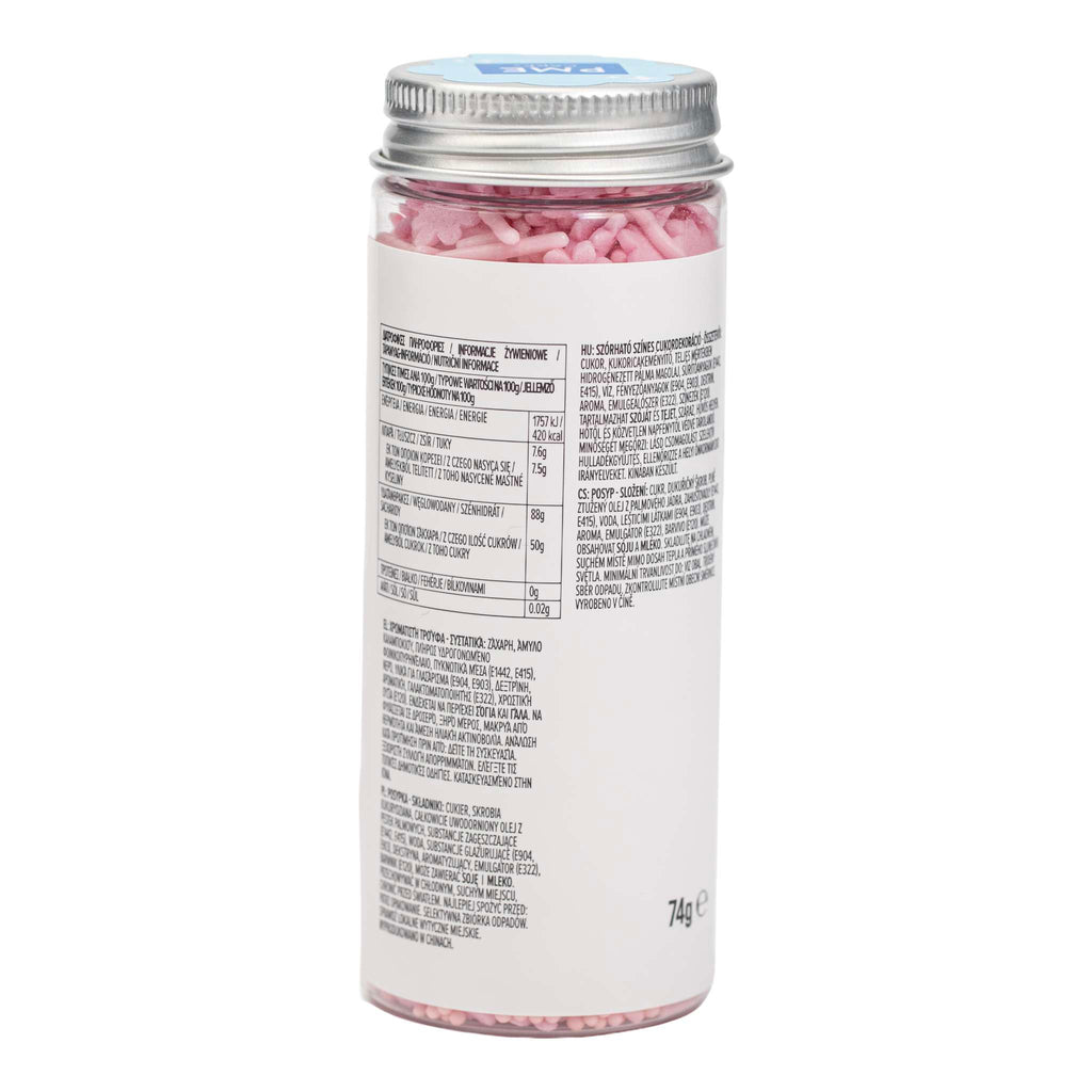Mélange de sprinkles pour gâteau - Rose clair (76g / 2,68oz)