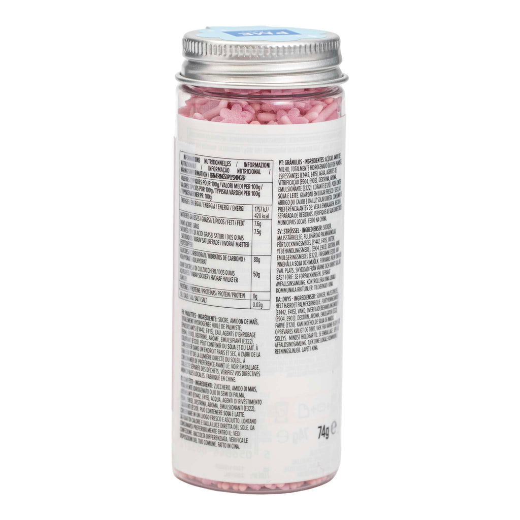 Mélange de sprinkles pour gâteau - Rose clair (76g / 2,68oz)