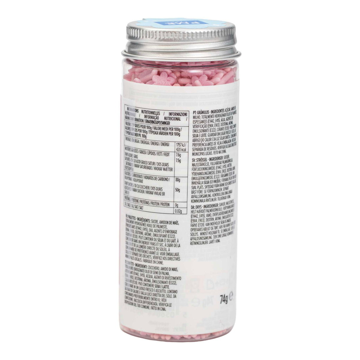Mélange de sprinkles pour gâteau - Rose clair (76g / 2,68oz)