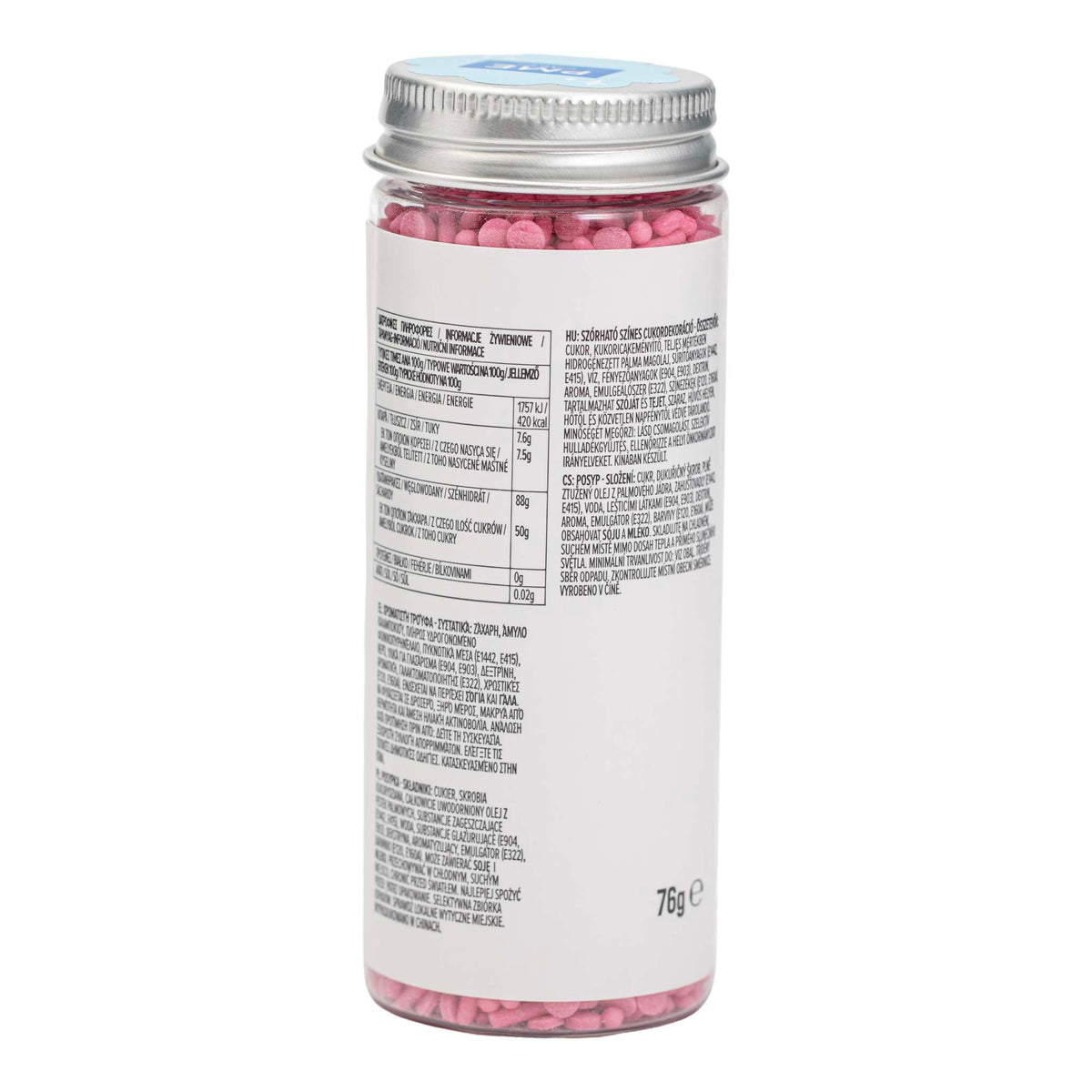 Mezcla de Sprinkles para Pasteles - Rosa Fucsia (76g / 2,68oz)