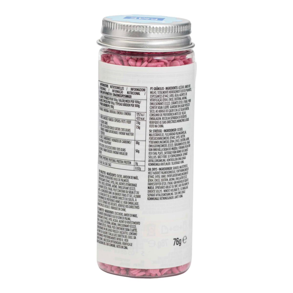 Mezcla de Sprinkles para Pasteles - Rosa Fucsia (76g / 2,68oz)