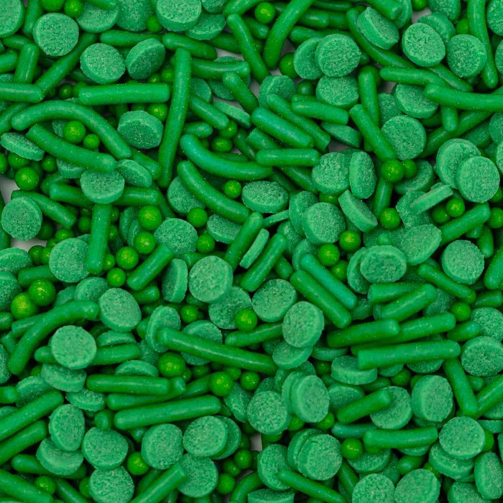 Mélange de sprinkles pour gâteau - Vert (76g / 2,68oz)