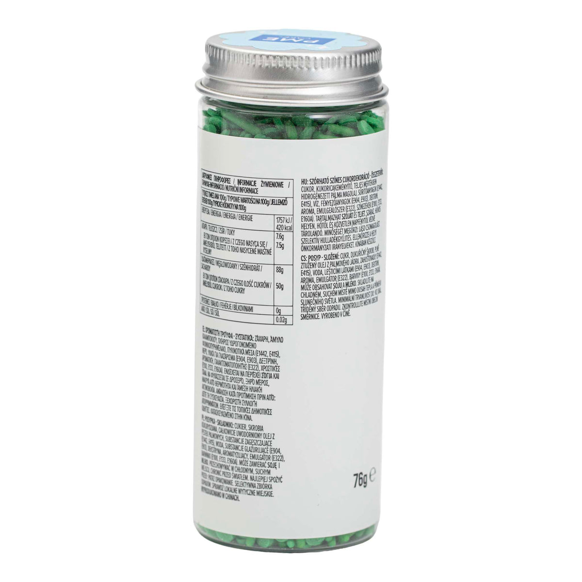 Mélange de sprinkles pour gâteau - Vert (76g / 2,68oz)